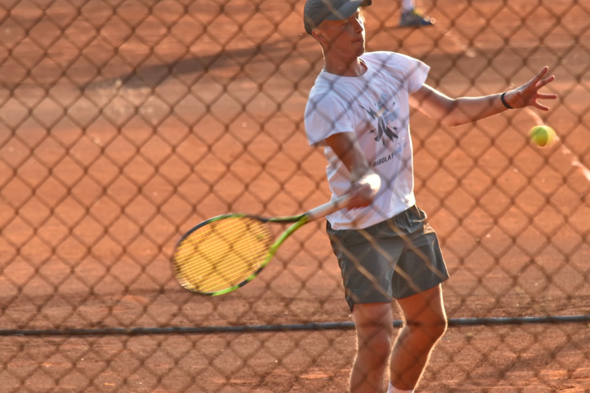 Stadium action during live match